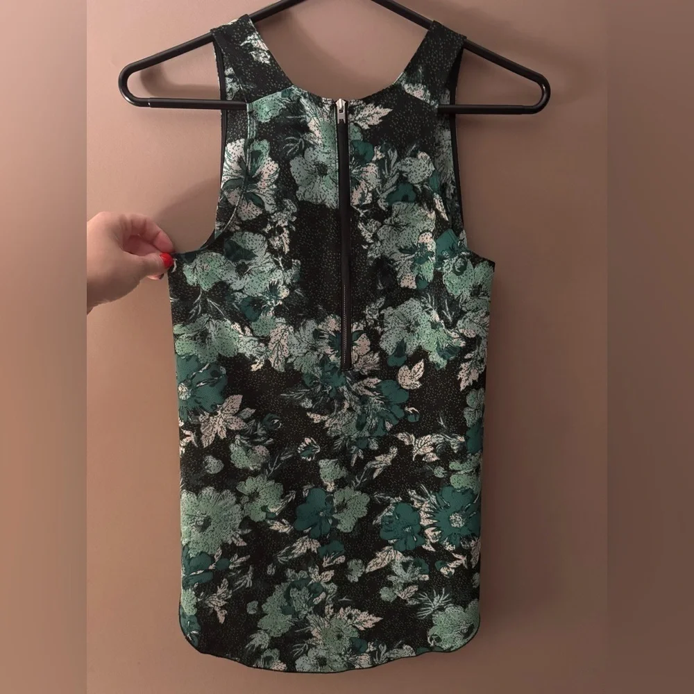 Aritzia Wilfred Floral Sevres Tank Blouse